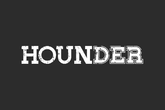 Hounder font