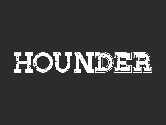 Hounder font