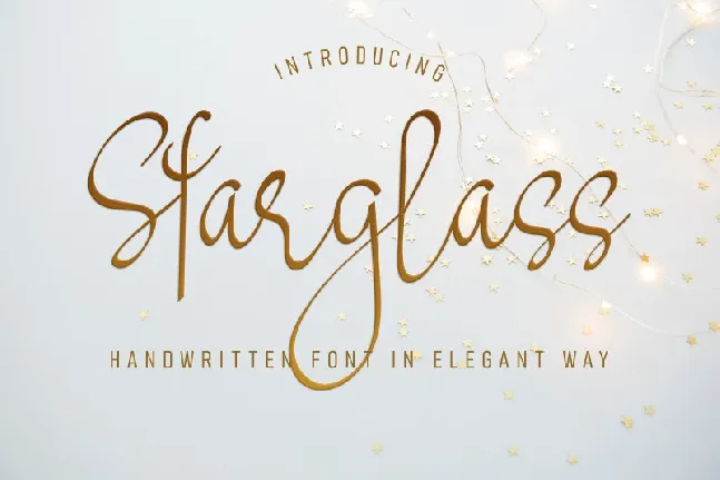 Starglass font