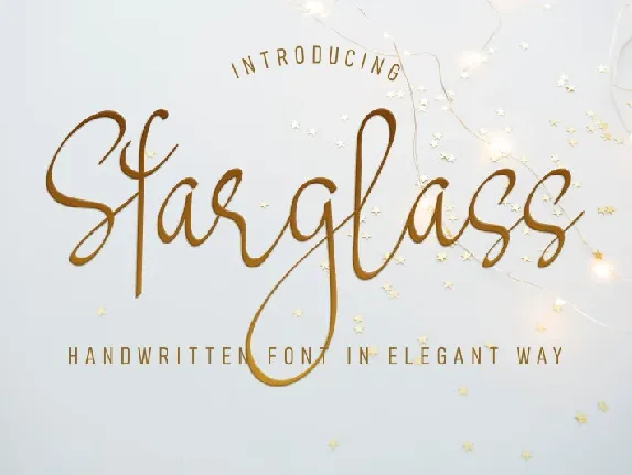 Starglass font