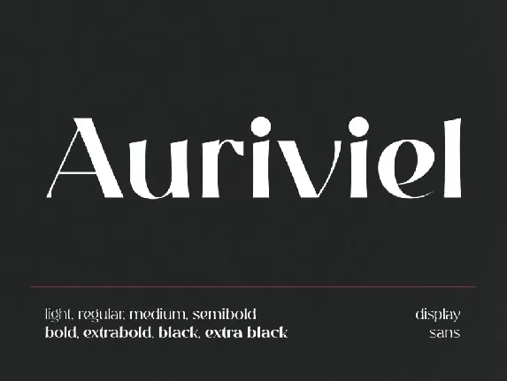 Auriviel font