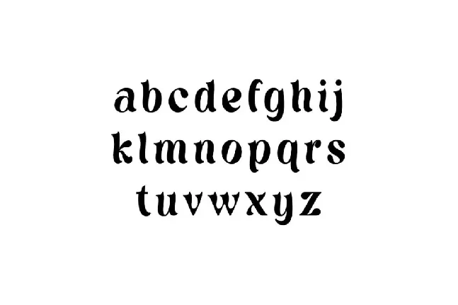 PeacockShowier font