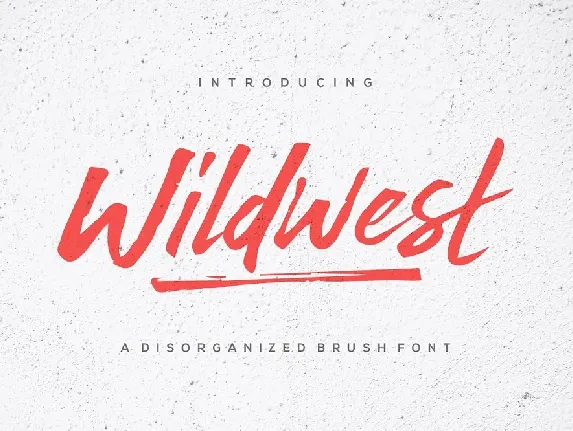 Wildwest Brush Free font