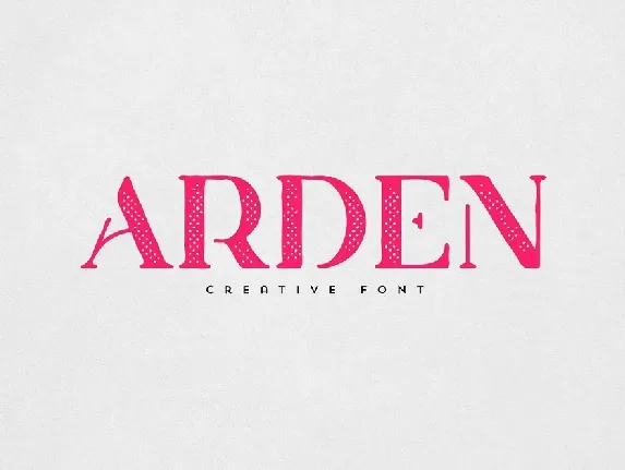 Arden font