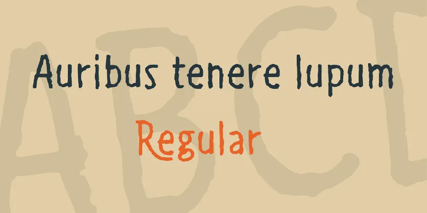 Auribus tenere lupum font