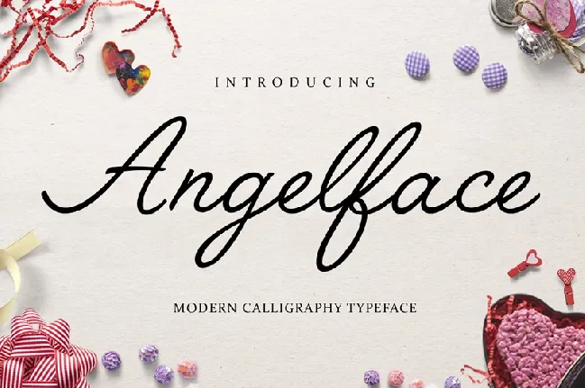 Angelface Script font