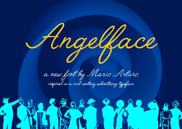 Angelface Script font