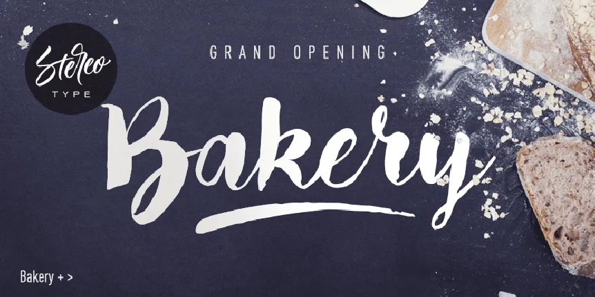 Bakery font