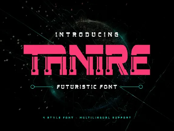 TANIRE Trial font