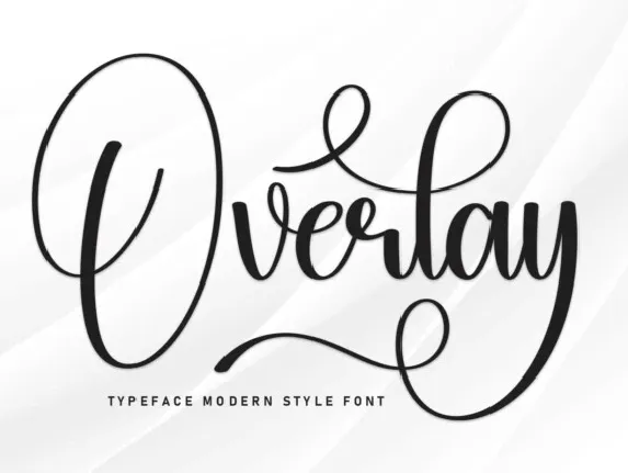 Overlay Script Typeface font