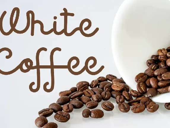 White Coffee font