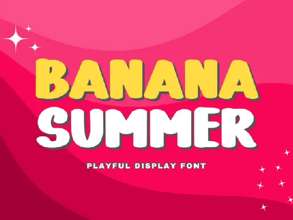 Banana Summer font