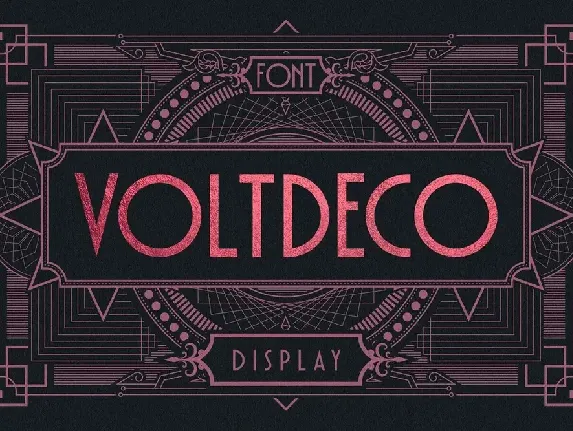 VOLTDECO font