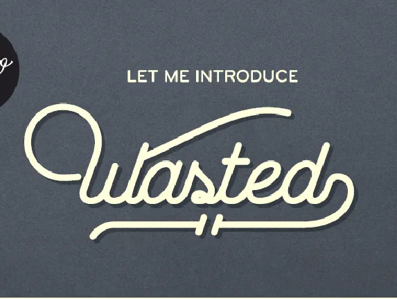 Wasted font