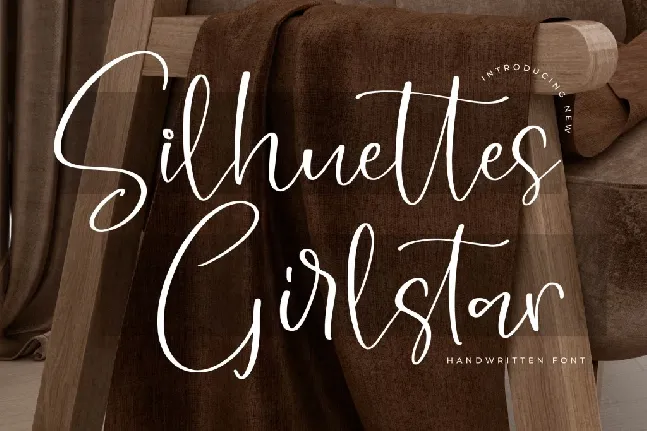 Silhuettes Girlstar DEMO VERSIO font