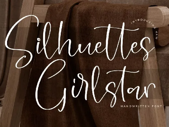 Silhuettes Girlstar DEMO VERSIO font