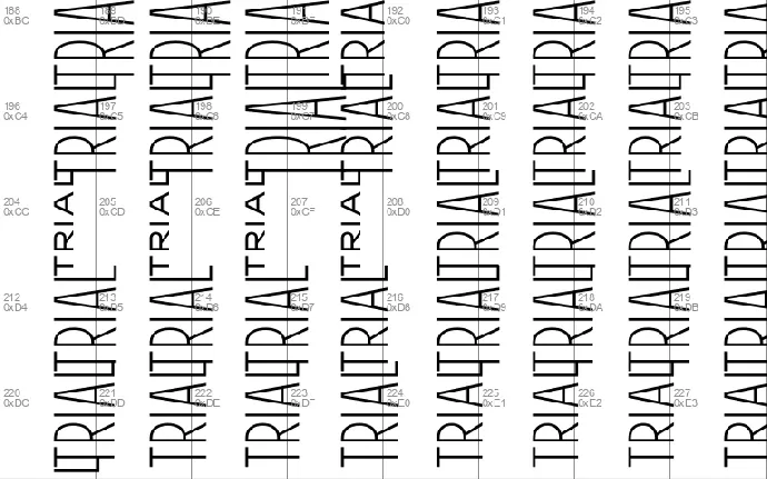 Retina Family font