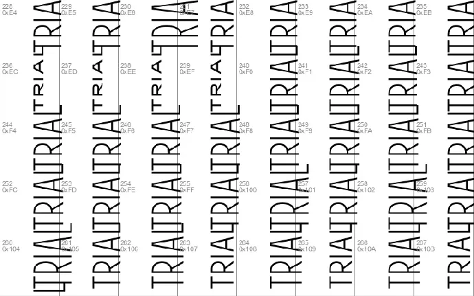 Retina Family font