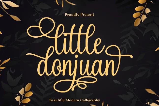 Little Donjuan font