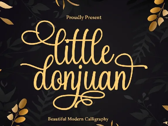 Little Donjuan font