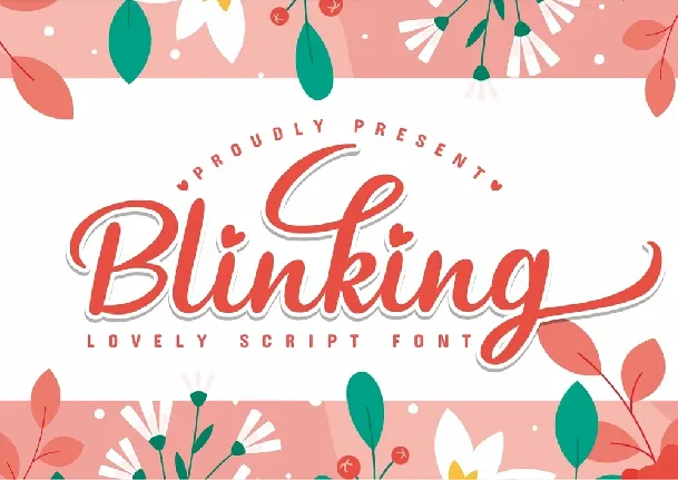 Blinking font