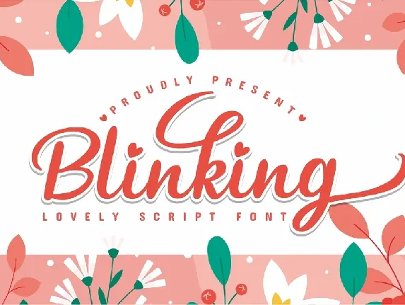 Blinking font