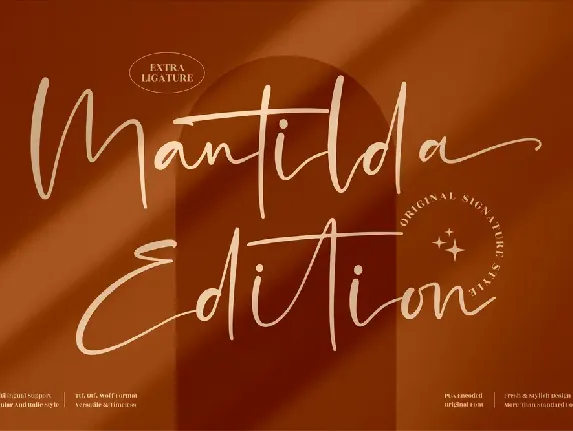 Mantilda Edition font