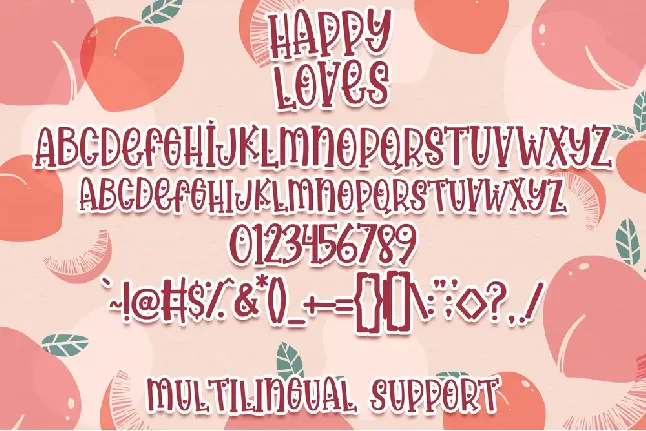 Happy Loves font