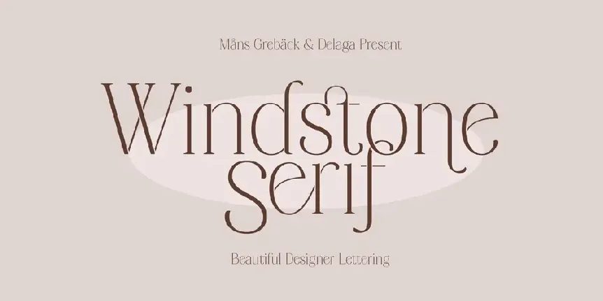 Windstone Serif font