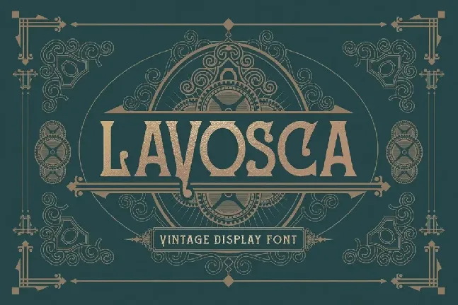 LAVOSCA font