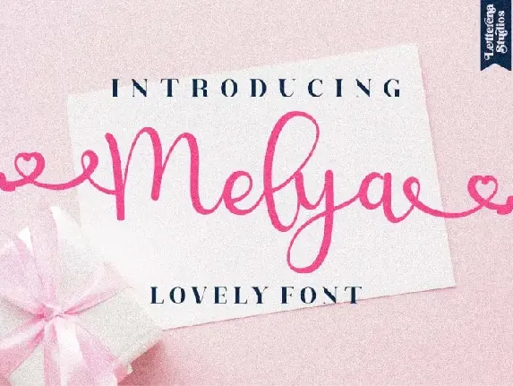 Melya Calligraphy font