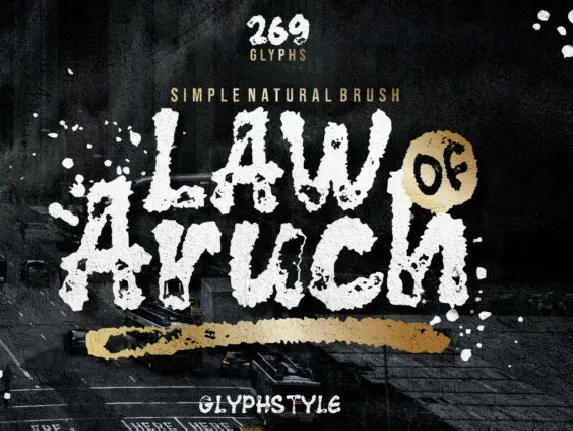 Law Of Aruch font