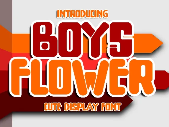 Boys Flower font