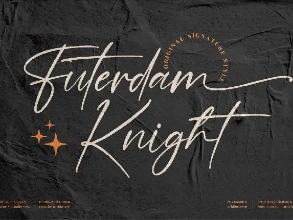 Futerdam Knight font