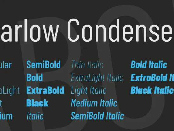 Barlow Condensed font