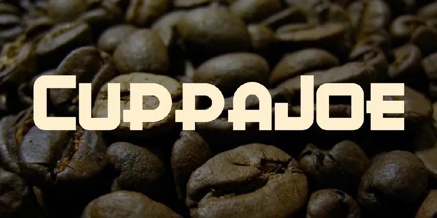 CuppaJoe font