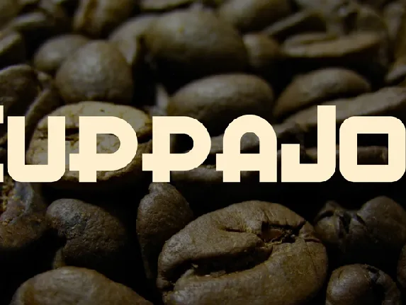 CuppaJoe font