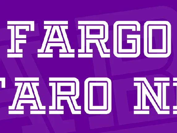 Fargo Faro NF font