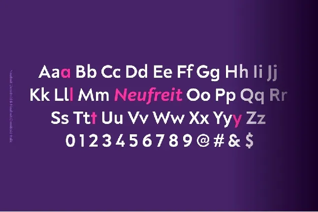 Neufreit font