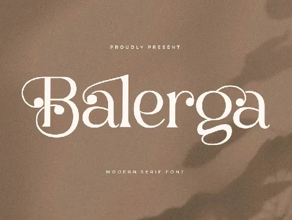 Balerga font