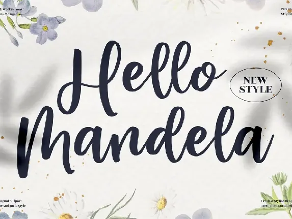 Hello Mandela font