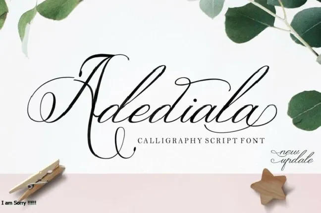 Adediala font