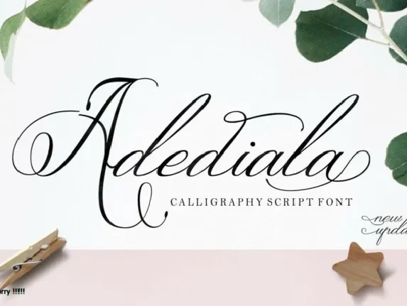 Adediala font