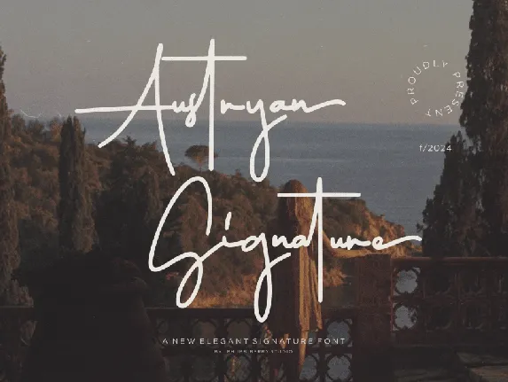 Austryan Signature font