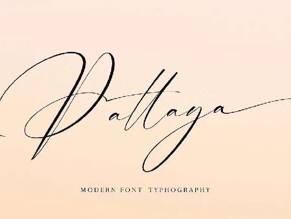 Pattaya font