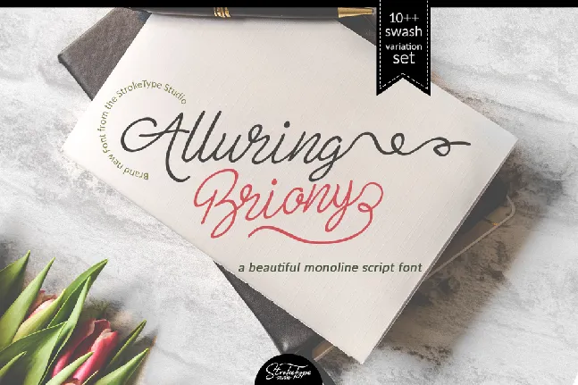 Alluring Briony font