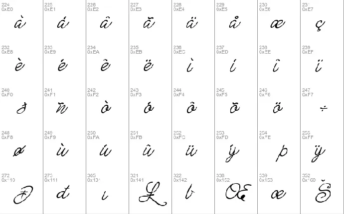 Alluring Briony font