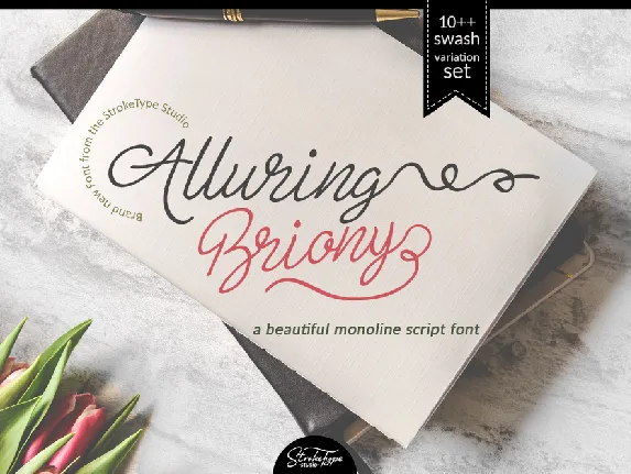 Alluring Briony font