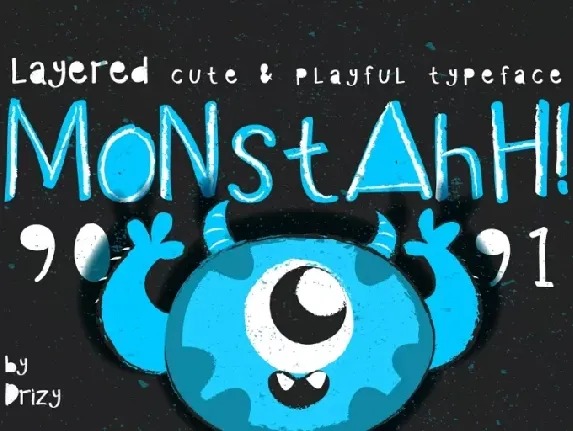 Monstahh font