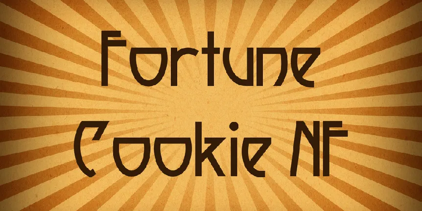 Fortune Cookie NF font